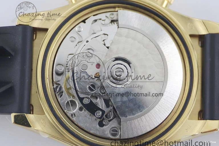 MiroTime 0517 Daytona 116518 TWF 1:1 Best Edition 904L Steel Black Gold Dial on Oysterflex Strap A Comfortable 2422